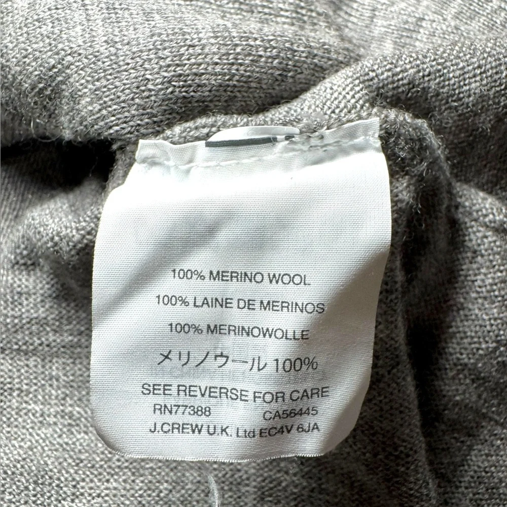J. Crew 100% Merino Wool Cardigan -‎ Lightweight Sz. M EUC